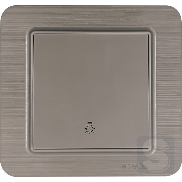 Выключатель одноклавишный КНОПОЧНЫЙ Arvia Electric Lavin Медь (21 28 4010 205)